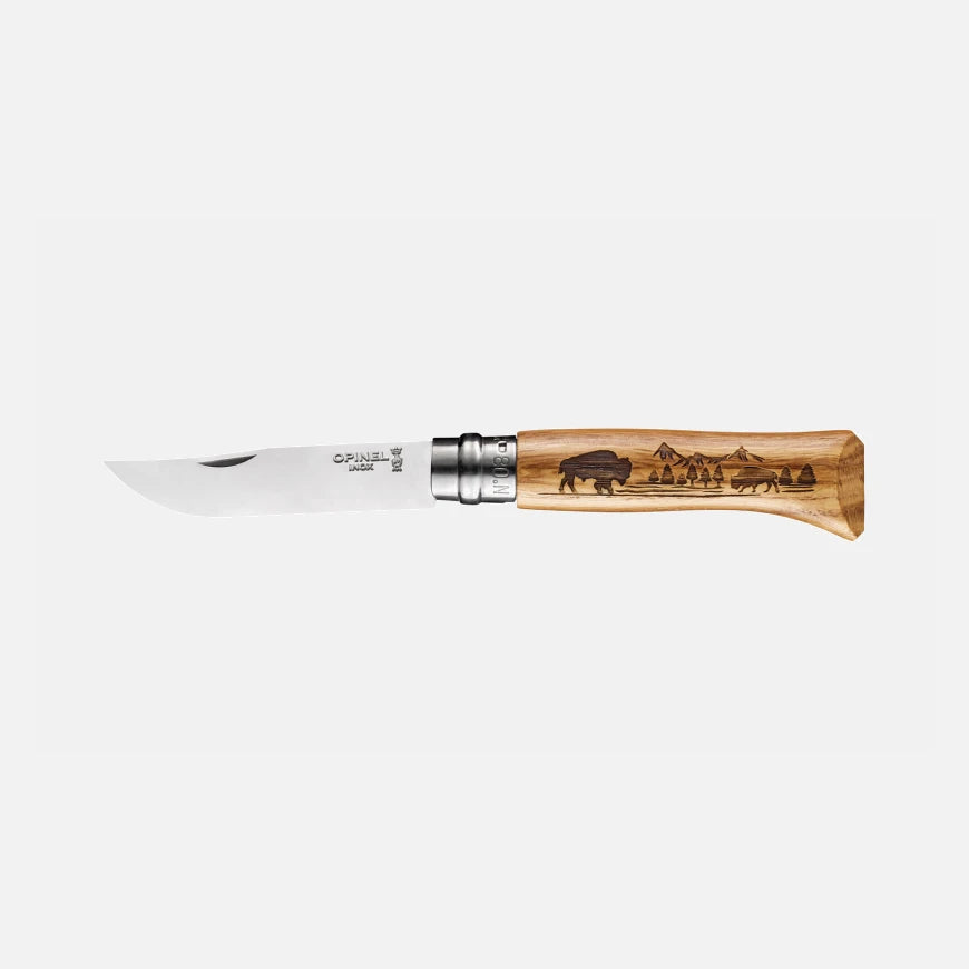 Opinel N°08 – Collection Animalia America – Bison